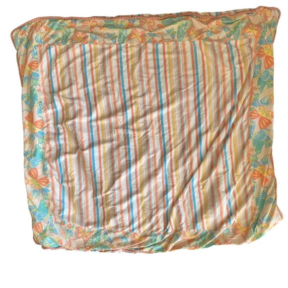 Matilda Jane You Give Me Butterflies Blanket Reversible Quilt Throw 52" X 42" - Picture 2 of 12